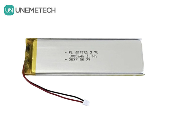 صندوق شحن بطارية ليتيم بوليمر 1000mah 3.7V بطارية ليتيموليمر قابلة لإعادة الشحن 402780