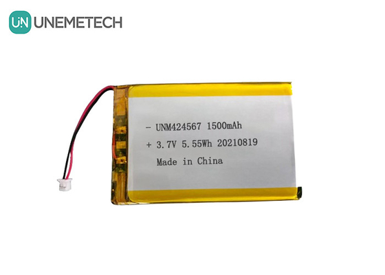 424567 بطارية ليبو قابلة للإعادة الشحن 3.7 فولت 1500mah بطارية ليبو لقارئ بطاقات الذكية ذاتية التعرف