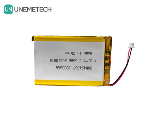 424567 بطارية ليبو قابلة للإعادة الشحن 3.7 فولت 1500mah بطارية ليبو لقارئ بطاقات الذكية ذاتية التعرف