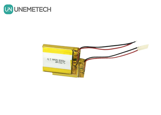 3.7 فولت بطاريات ليبو مخصصة بطاريات ليثيوم أيون بوليمر 520mAh بطاريات 503035 للجهاز القابل للارتداء