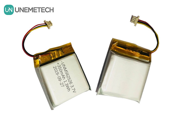 4.2 فولت 350mAh بطاريات الليثيوم أيون البوليمر المخصصة 562526 1.0C التفريغ للمنتجات الرقمية