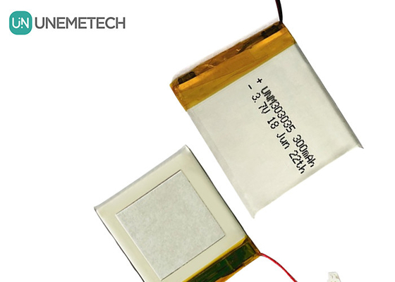 بطارية البوليمر الليثيومية 300mAh 303035 الجهد الاسمي 3.7 فولت بطارية ليبو MSDS المعتمدة