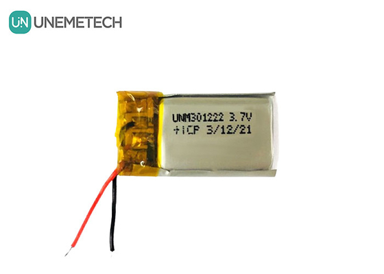 أجهزة سماعة لاسلكية بطارية قابلة لإعادة الشحن من نوع لي بولي 3.7 فولت 60mah بطارية صغيرة من نوع لي بوليمر 301222