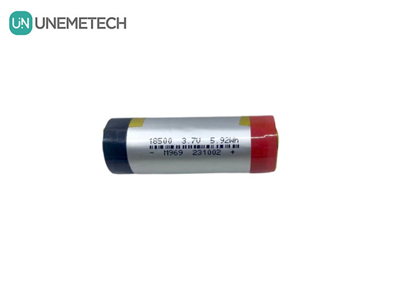 3A بطارية ليبو أسطوانية 3.7 فولت 1600mAh 18500 بطارية ليتيم بوليمر لأجهزة الكترونية الاستهلاكية