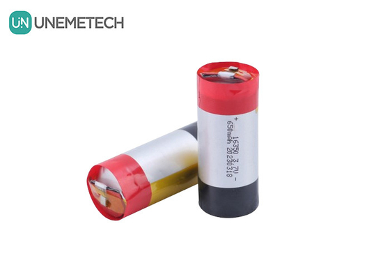 5A بطارية ليبو أسطوانية عالية التفريغ 3.7 فولت 650mAh 16350 للأجهزة المنزلية