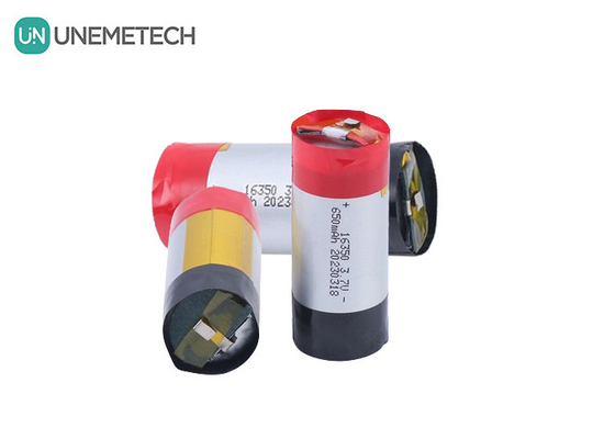 5A بطارية ليبو أسطوانية عالية التفريغ 3.7 فولت 650mAh 16350 للأجهزة المنزلية