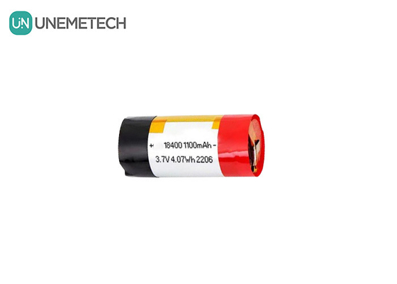 3A بطارية بوليمر الليثيوم أيونية الهليونية 18400 3.7v 1100mah بطارية ليبو