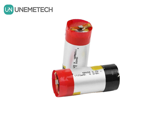 3A بطارية بوليمر الليثيوم أيونية الهليونية 18400 3.7v 1100mah بطارية ليبو
