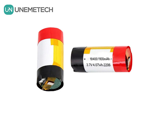 3A بطارية بوليمر الليثيوم أيونية الهليونية 18400 3.7v 1100mah بطارية ليبو