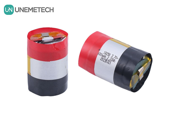 18250 630mAh 3.7V بطارية البوليمر الليثيومية القابلة لإعادة الشحن الأسطوانية مع 5A Plus Discharge Current