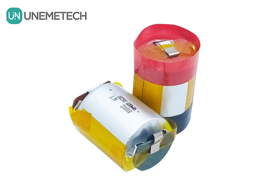 18250 630mAh 3.7V بطارية البوليمر الليثيومية القابلة لإعادة الشحن الأسطوانية مع 5A Plus Discharge Current