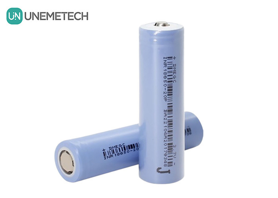 30A التفريغ المستمر 18650 بطاريات 2000mAh 3.7V خلايا ليثيوم أيون الأسطوانية INR18650-20P