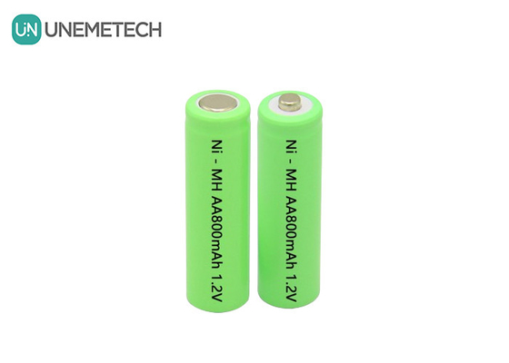 بطاريات ODM NiMh AA800 AA 1.2V 800mah بطارية قابلة لإعادة الشحن لفرشاة الأسنان الكهربائية