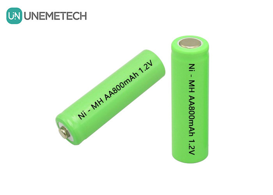 بطاريات ODM NiMh AA800 AA 1.2V 800mah بطارية قابلة لإعادة الشحن لفرشاة الأسنان الكهربائية