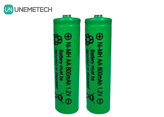 بطاريات ODM NiMh AA800 AA 1.2V 800mah بطارية قابلة لإعادة الشحن لفرشاة الأسنان الكهربائية