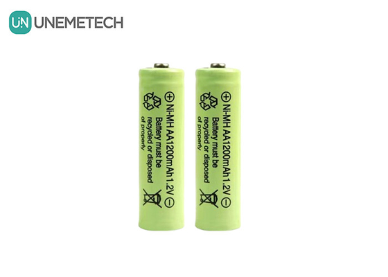 AA1200 1.2V AA 1200mAh بطاريات NiMH قابلة لإعادة الشحن لمصباح الطوارئ