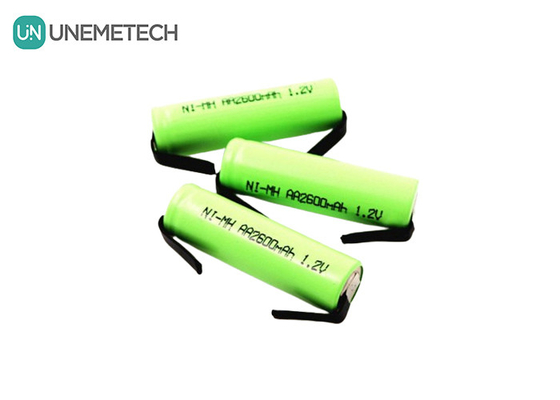 Ni-MH AA2600 بطارية 1.2V AA 2600mAh بطارية قابلة لإعادة الشحن للميكروفون اللاسلكي