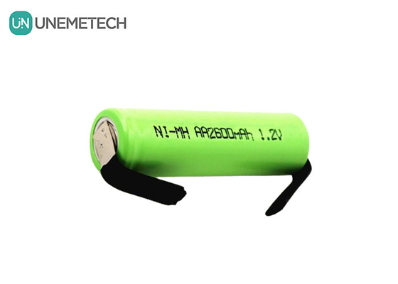 Ni-MH AA2600 بطارية 1.2V AA 2600mAh بطارية قابلة لإعادة الشحن للميكروفون اللاسلكي