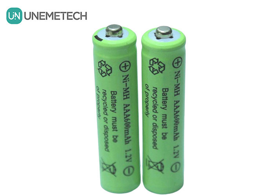 AAA 1.2V 600mAh بطاريات NiMH قابلة لإعادة الشحن AAA600 للألعاب الإلكترونية