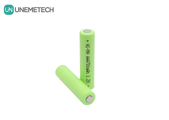 UNEMETECH AAA بطارية Ni-MH قابلة لإعادة الشحن 1.2V 700mAh AAA700 لجهاز الحلاقة الكهربائي