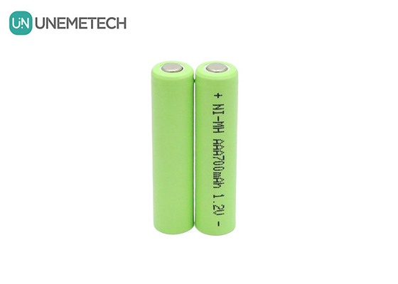 UNEMETECH AAA بطارية Ni-MH قابلة لإعادة الشحن 1.2V 700mAh AAA700 لجهاز الحلاقة الكهربائي