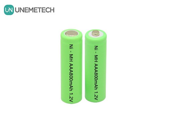 بطارية AAA800 Ni-MH قابلة لإعادة الشحن 1.2V AAA 800mAh للميكروفون والحاسبة