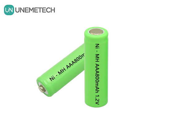 بطارية AAA800 Ni-MH قابلة لإعادة الشحن 1.2V AAA 800mAh للميكروفون والحاسبة
