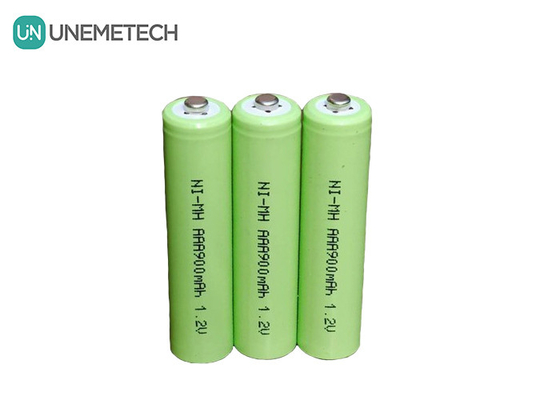 بطارية Ni-MH قابلة لإعادة الشحن AAA900 1.2V AAA 900mAh بطارية NiMH لساعة الإنذار