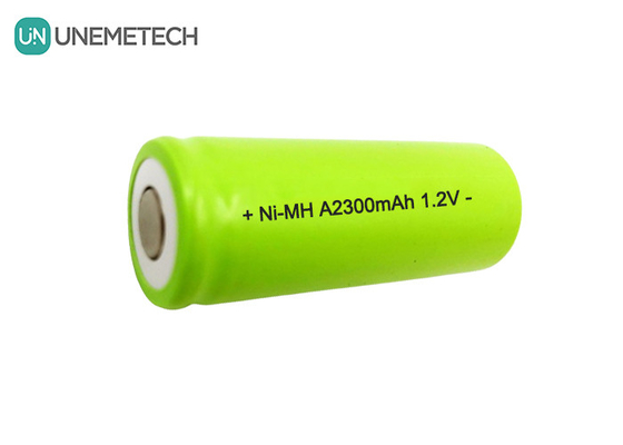 UNEMETECH Ni-MH بطارية 2300mAh 1.2V A2300 بطاريات هيدريد المعدن النيكلية للروبوتات الصغيرة