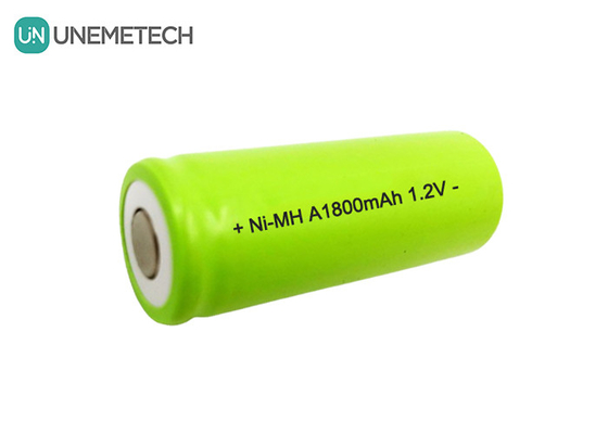 بطاريات NiMH قابلة لإعادة الشحن من النوع A A1800 1.2V 1800mAh للقفل الذكي معتمدة من قبل CE