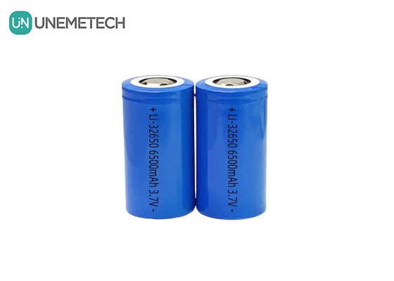 3.7 فولت 6500mAh بطارية ليثيوم أيون قابلة للإعادة الشحن 32650 بطارية ليثيوم عسكرية ذات سعة عالية