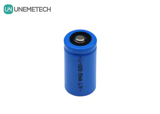 3.7v 850mah بطارية ليثيوم أيون قابلة لإعادة الشحن 18350 بطارية NCM لجهاز التنظيف المحمول