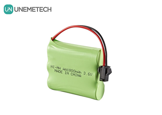 3.6 فولت بطاريات NiMH 1800mAh بطاريات AA قابلة لإعادة الشحن للسيارة لعبة التحكم عن بعد