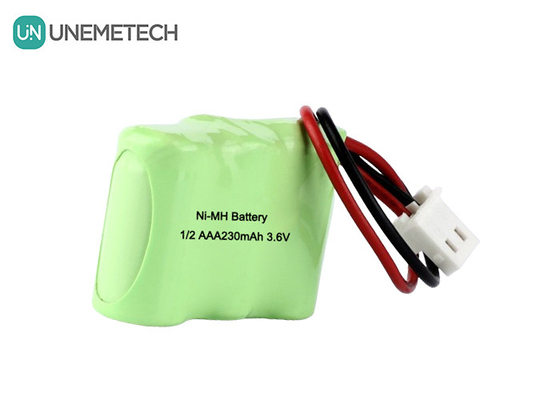 1/2AAA NiMH بطاريات قابلة لإعادة الشحن 3.6V 230mAh بطاريات قابلة لإعادة الشحن