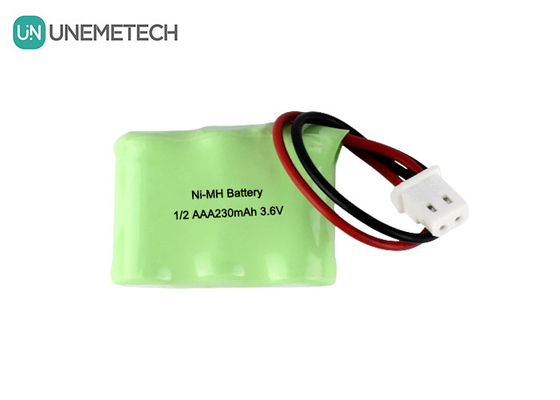 1/2AAA NiMH بطاريات قابلة لإعادة الشحن 3.6V 230mAh بطاريات قابلة لإعادة الشحن