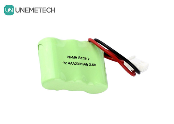 1/2AAA NiMH بطاريات قابلة لإعادة الشحن 3.6V 230mAh بطاريات قابلة لإعادة الشحن