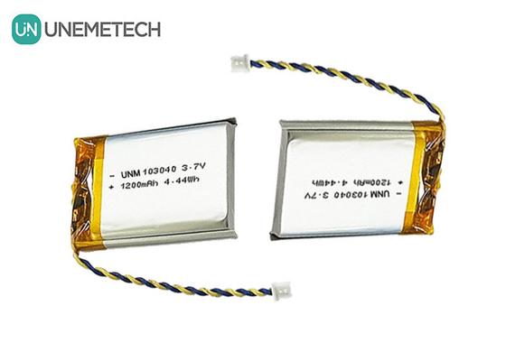 3بطارية لي بوليمر قابلة لإعادة الشحن 7 فولت 103040 1200 mAh للأجهزة الطبية ومصابيح LED