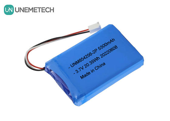 3.7 فولت بطارية قابلة لإعادة الشحن من نوع Li Poly 854256 2P 5500mAh بطاريات المعدات الصناعية