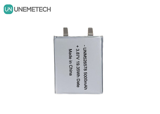 526578 3.87 فولت بطارية ليبو عالية الجهد 5000mAh 4.45 فولت تشغيل الجهد لبنك الطاقة