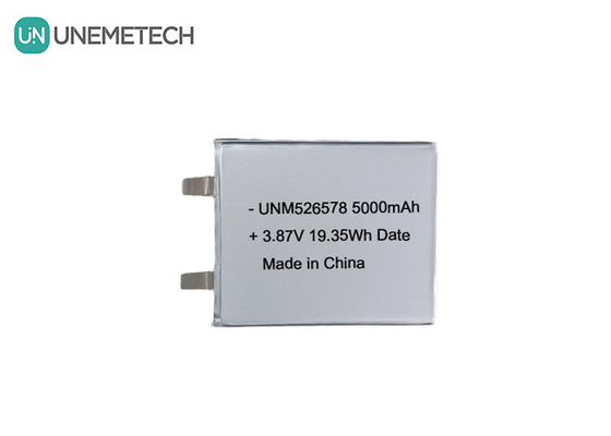 526578 3.87 فولت بطارية ليبو عالية الجهد 5000mAh 4.45 فولت تشغيل الجهد لبنك الطاقة