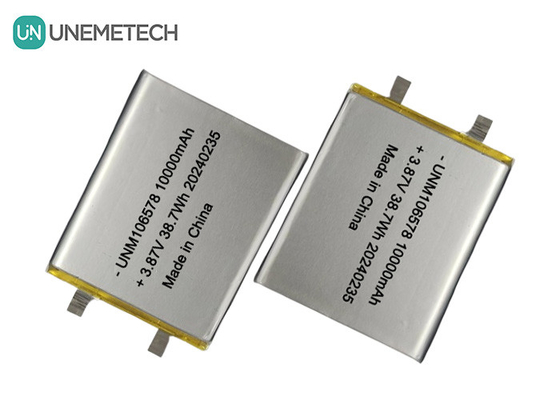 بطارية ليبو ذات سعة عالية 10000mAh 3.87V 106578 لأنظمة تخزين الطاقة