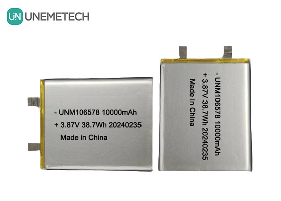 بطارية ليبو ذات سعة عالية 10000mAh 3.87V 106578 لأنظمة تخزين الطاقة