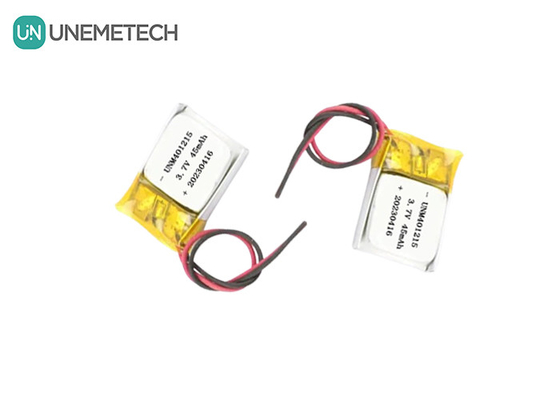 بطارية الليثيوم البوليمر 401215 رقيقة للغاية 3.7 فولت بطارية لي بو 45mAh لمراقب GPS