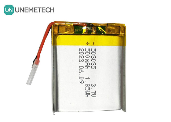 بطارية الليثيوم البوليمر 500mAh 503035 3.7V بطارية ليبو قابلة لإعادة الشحن للإلكترونيات المحمولة