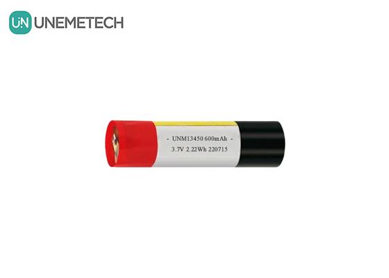 بطارية ليبو أسطوانية قابلة لإعادة الشحن 13450 3.7 فولت 650mAh للسجائر الإلكترونية