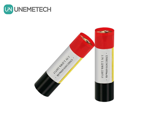 بطارية ليبو أسطوانية قابلة لإعادة الشحن 13450 3.7 فولت 650mAh للسجائر الإلكترونية