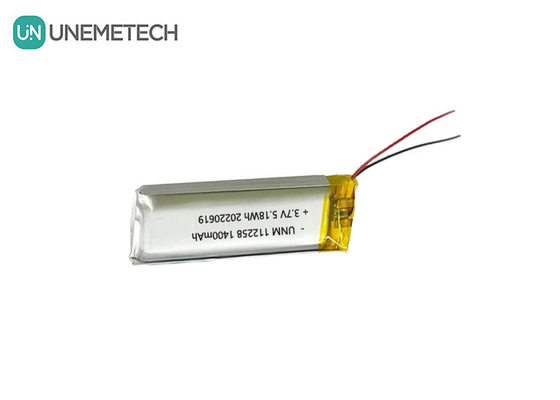 3.7 فولت بطارية ليثيون قابلة لإعادة الشحن 1400mAh 112258 لبنك الطاقة المحمول