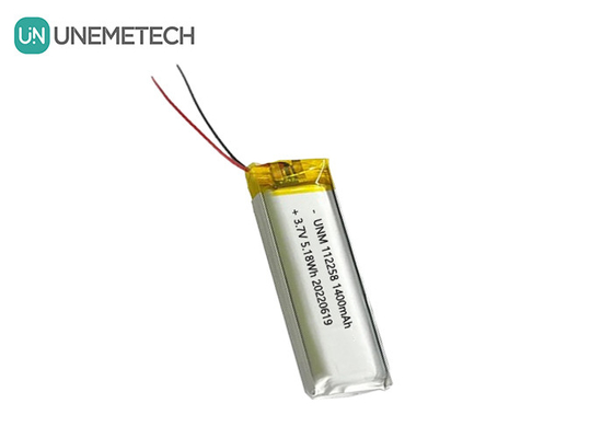3.7 فولت بطارية ليثيون قابلة لإعادة الشحن 1400mAh 112258 لبنك الطاقة المحمول
