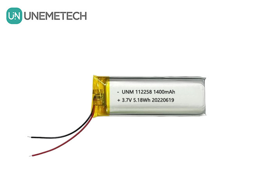3.7 فولت بطارية ليثيون قابلة لإعادة الشحن 1400mAh 112258 لبنك الطاقة المحمول
