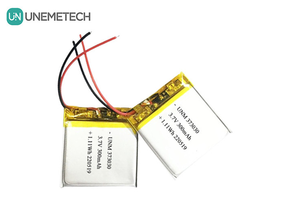 3بطارية قابلة لإعادة الشحن لـ.7 فولت 300mAh LiPo 373030 لمتحدث بلوتوث